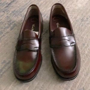 Thom McAn loafers.  Size marked 060.  Leather uppers.  Made in the USA.